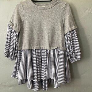 Promesa | Sweatshirt Dress Top | Small